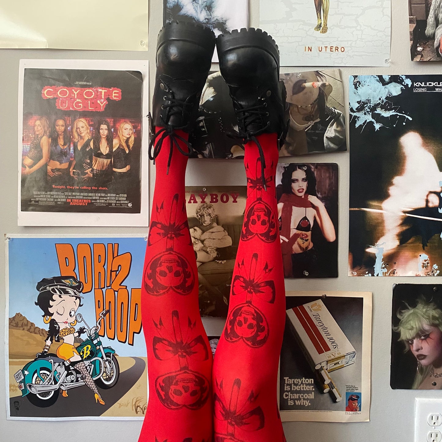 Full leg printed tights