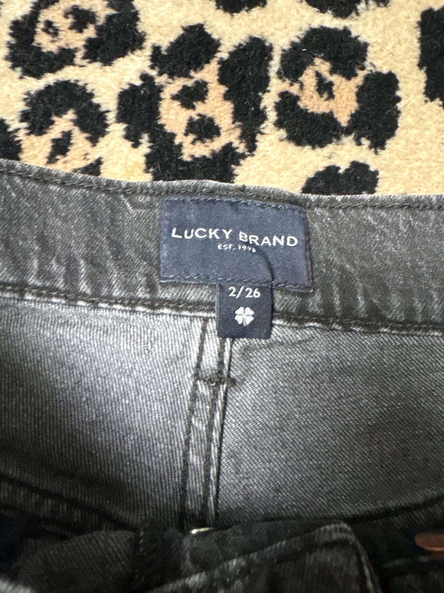 Killer Stitch 1/1 denim shorts size 2 (26in waist)