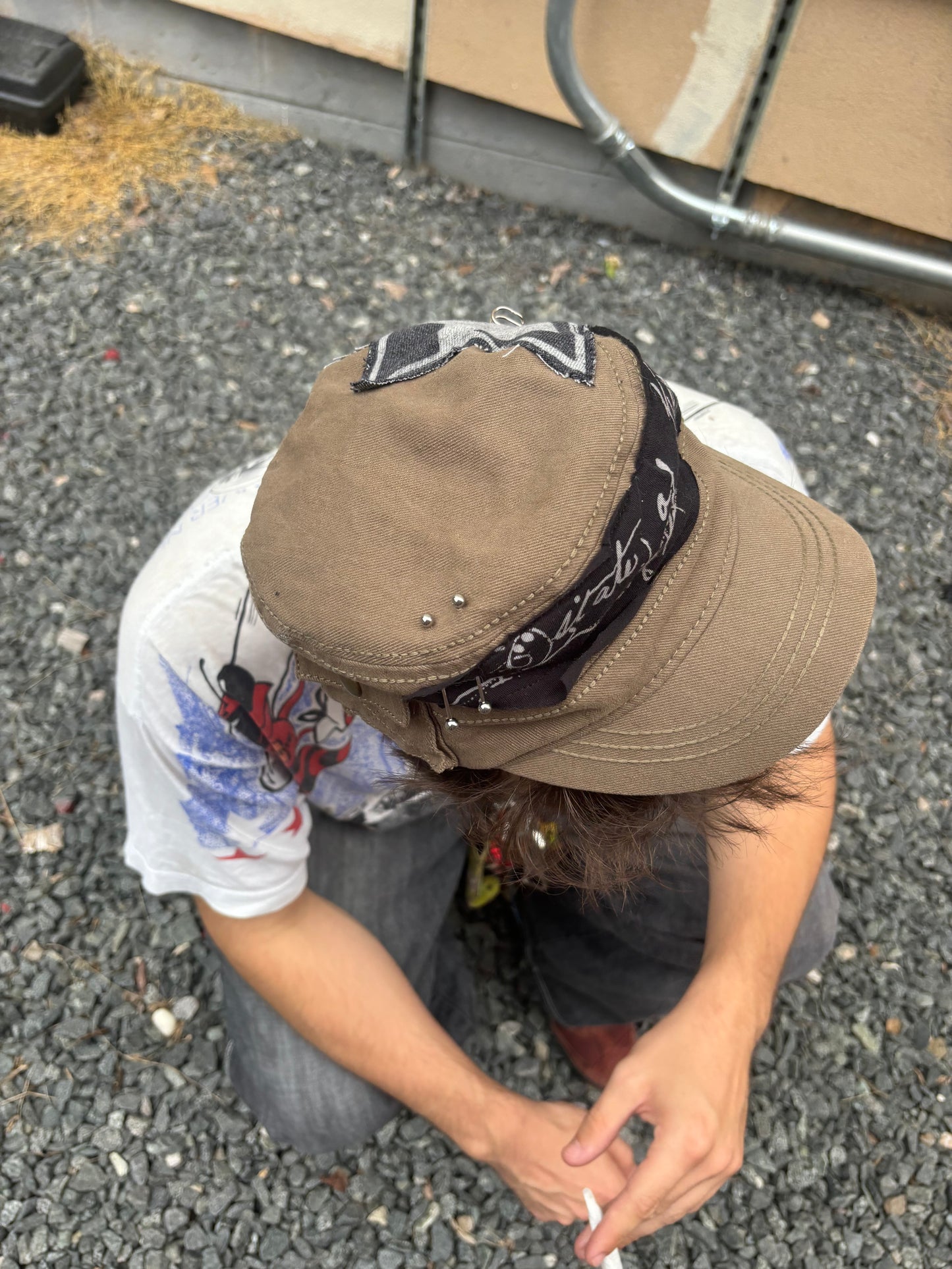 Eternal Bella 1 of 1 patch hat w/ piercings