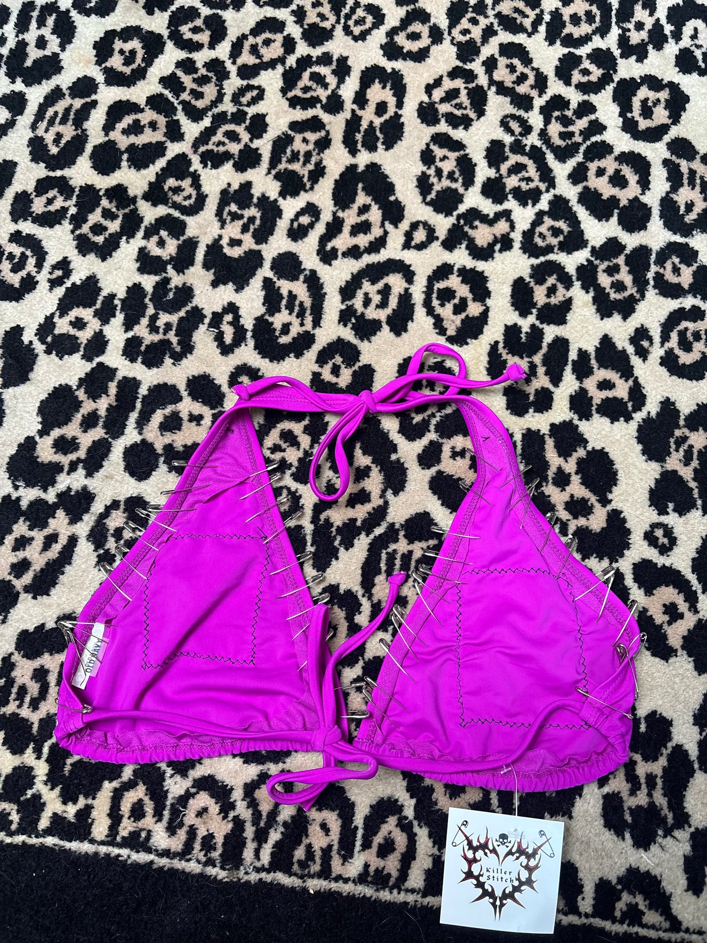 Killer Stitch 1/1 bikini top size L