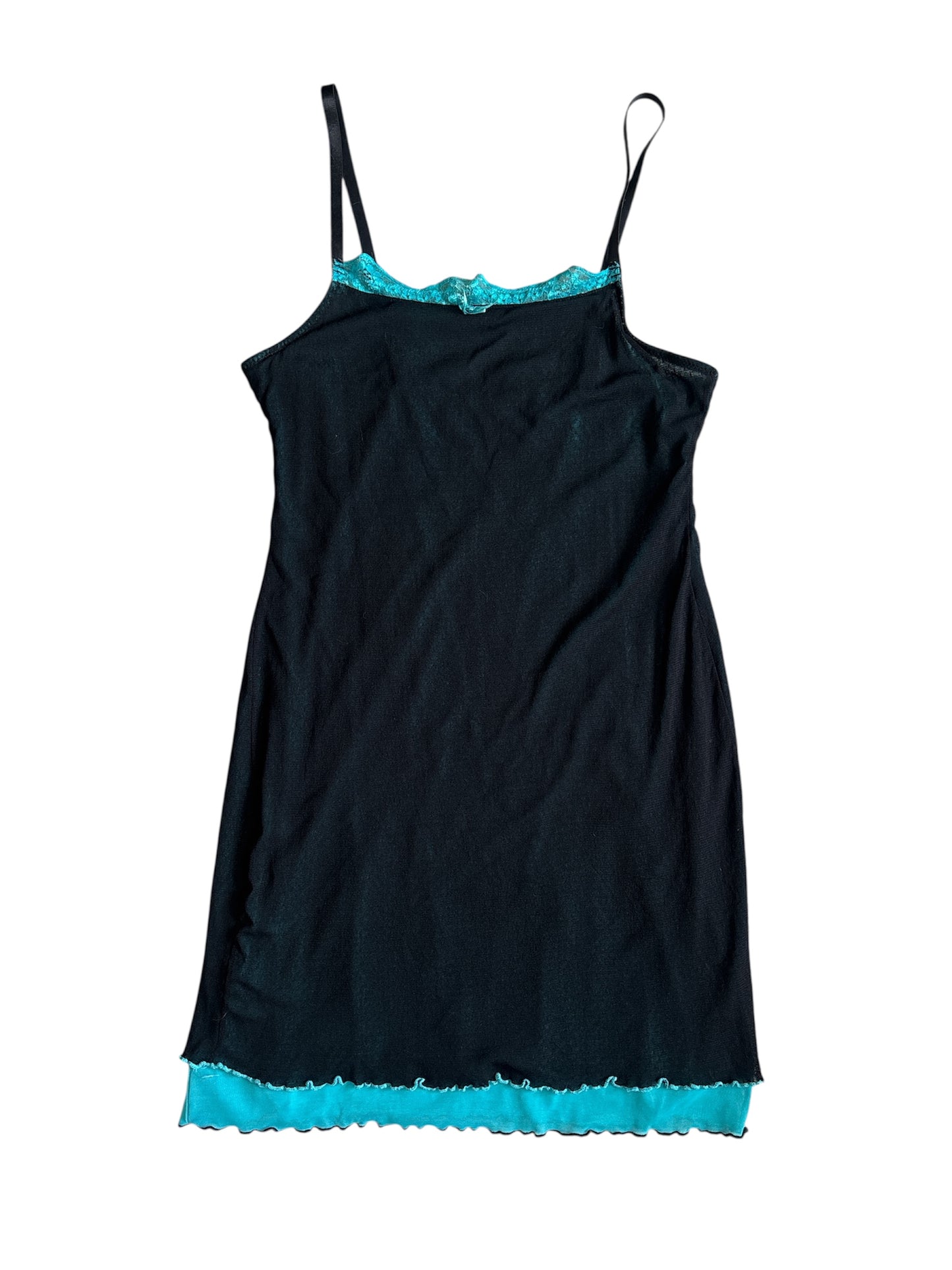 Micro mesh double layered dress size L