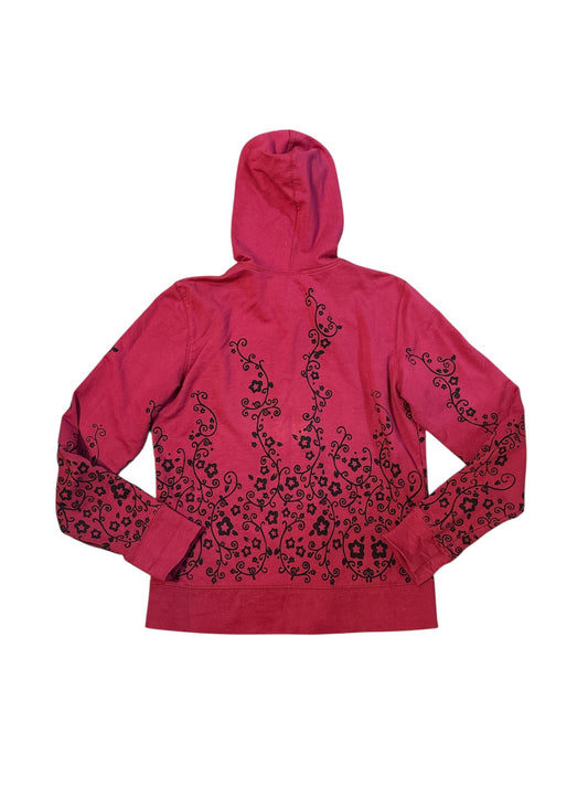 Floral zip up size M