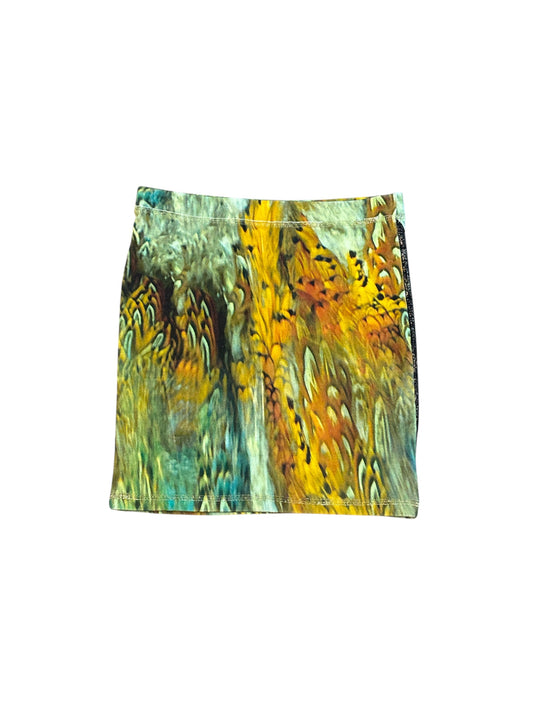 Abstract mini skirt size small