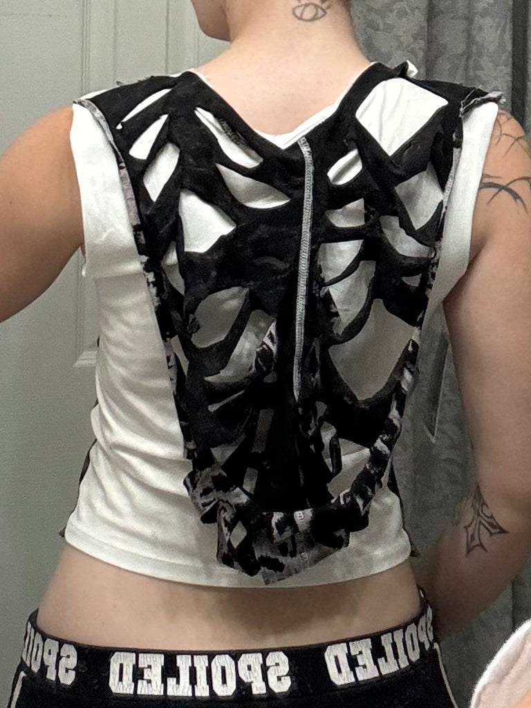 Eternal Bella 1 of 1 layered shirt w hood size small