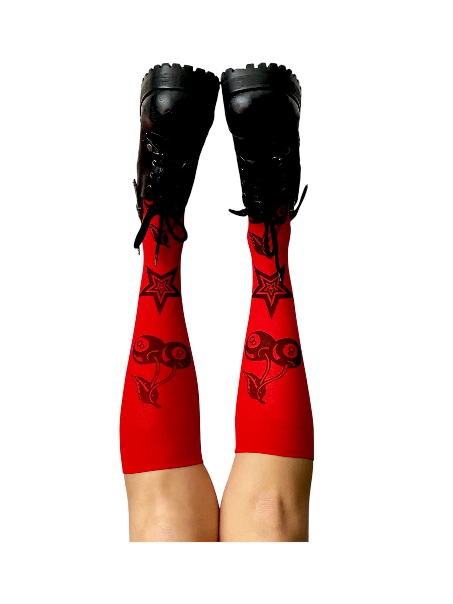 Killer Stitch Cherry/Star Socks