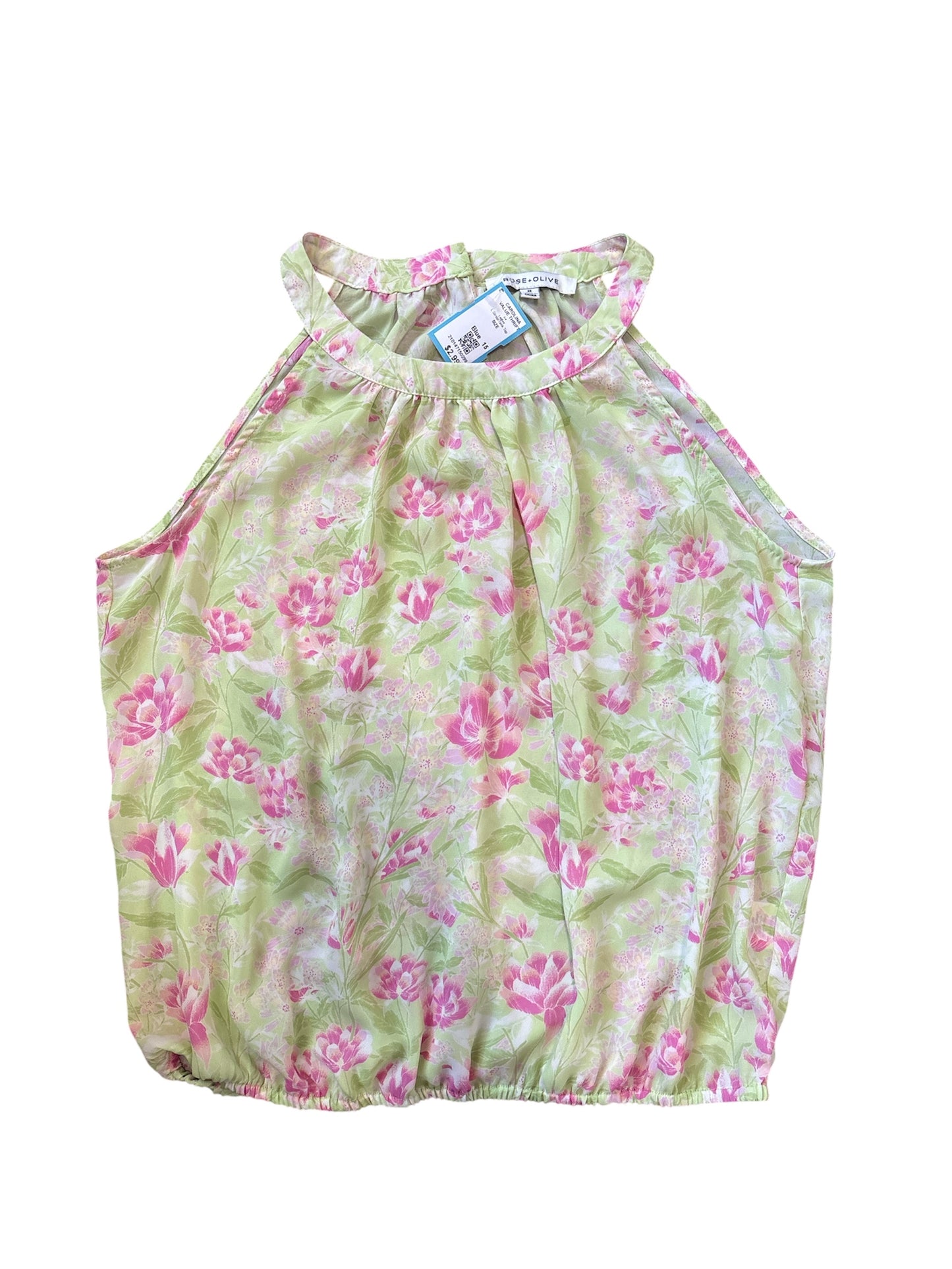 Thrift challenge floral top size m
