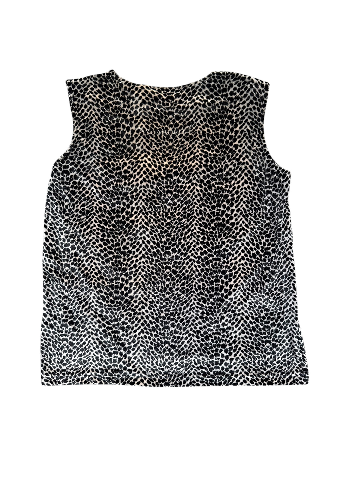 Velvet Cheetah, Sleeveless Top Size L