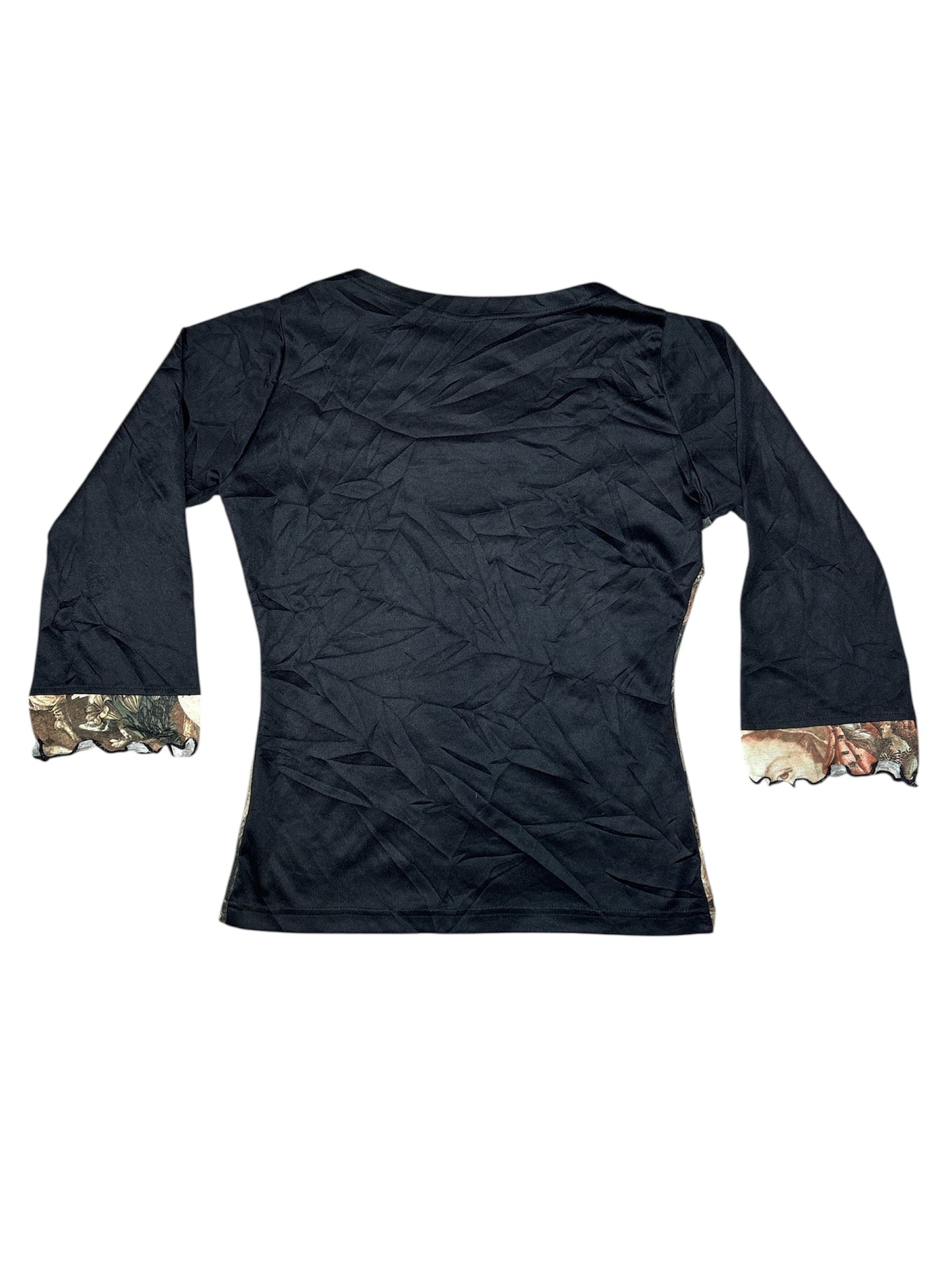 Patterned woman ls size small