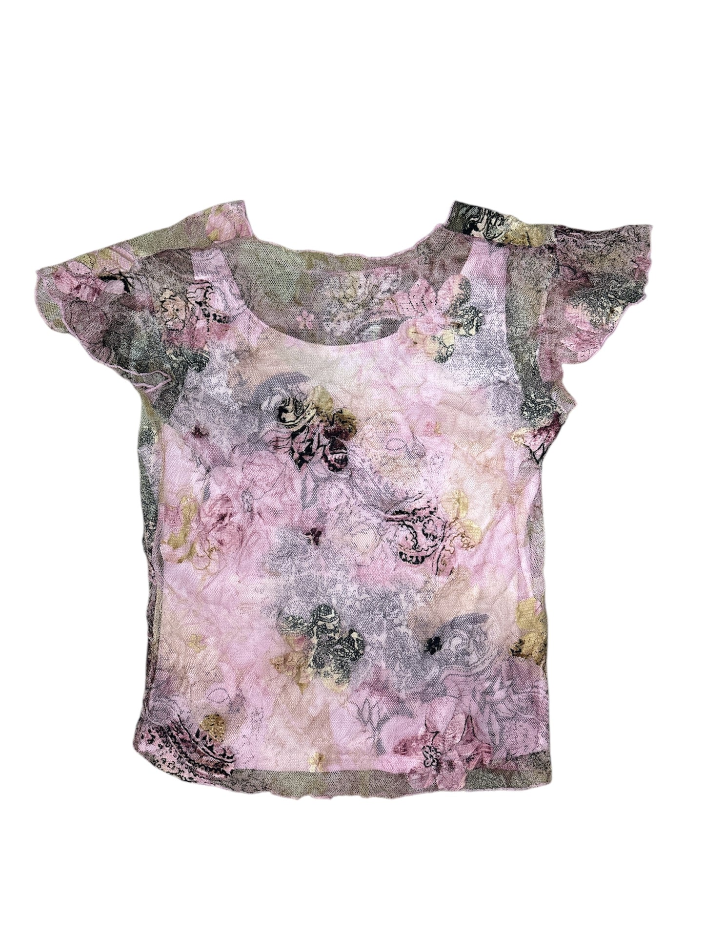 Suzanna Paris mesh euro top size M/L