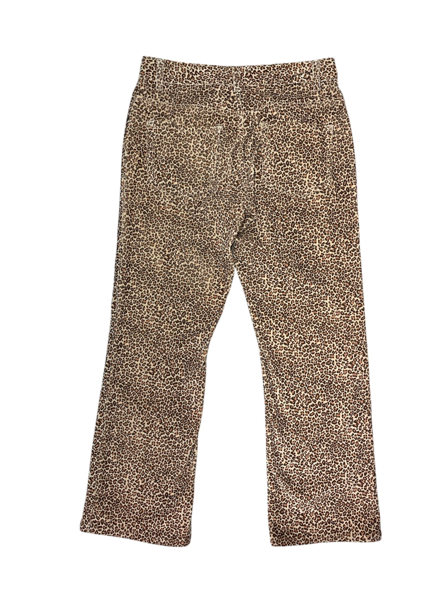 Cord cheetah pants size 4