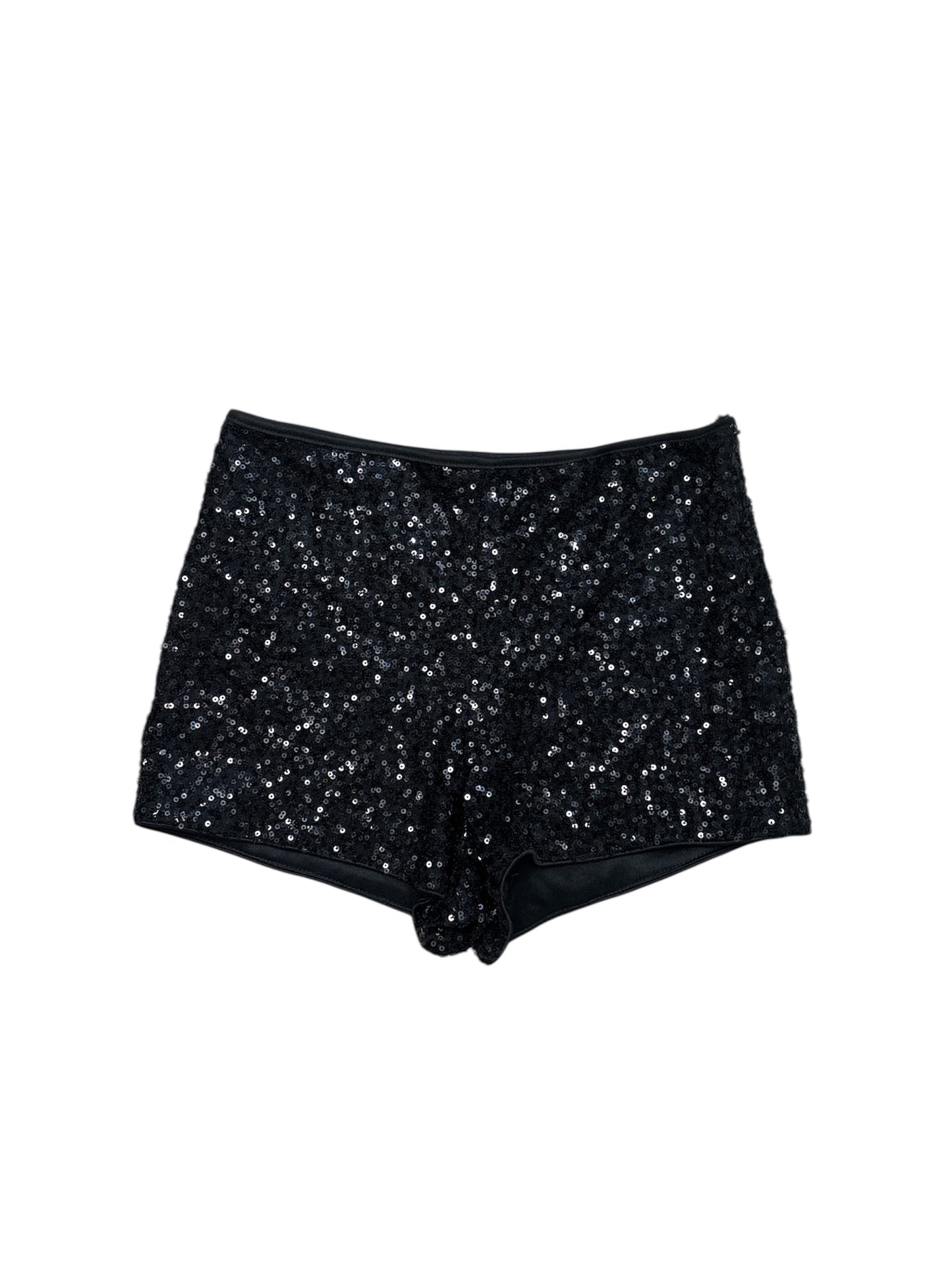 Sequin micro shorts size small
