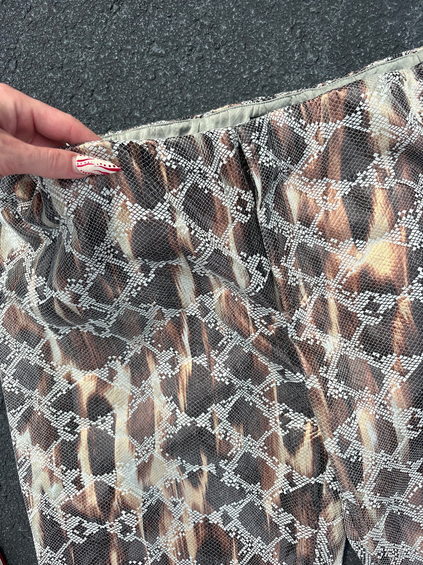 NWT Delia’s metallic snake print pants size 3x