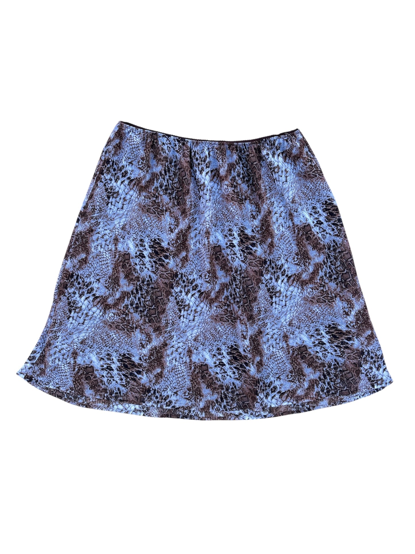 Flowy animal print mini skirt size 2x