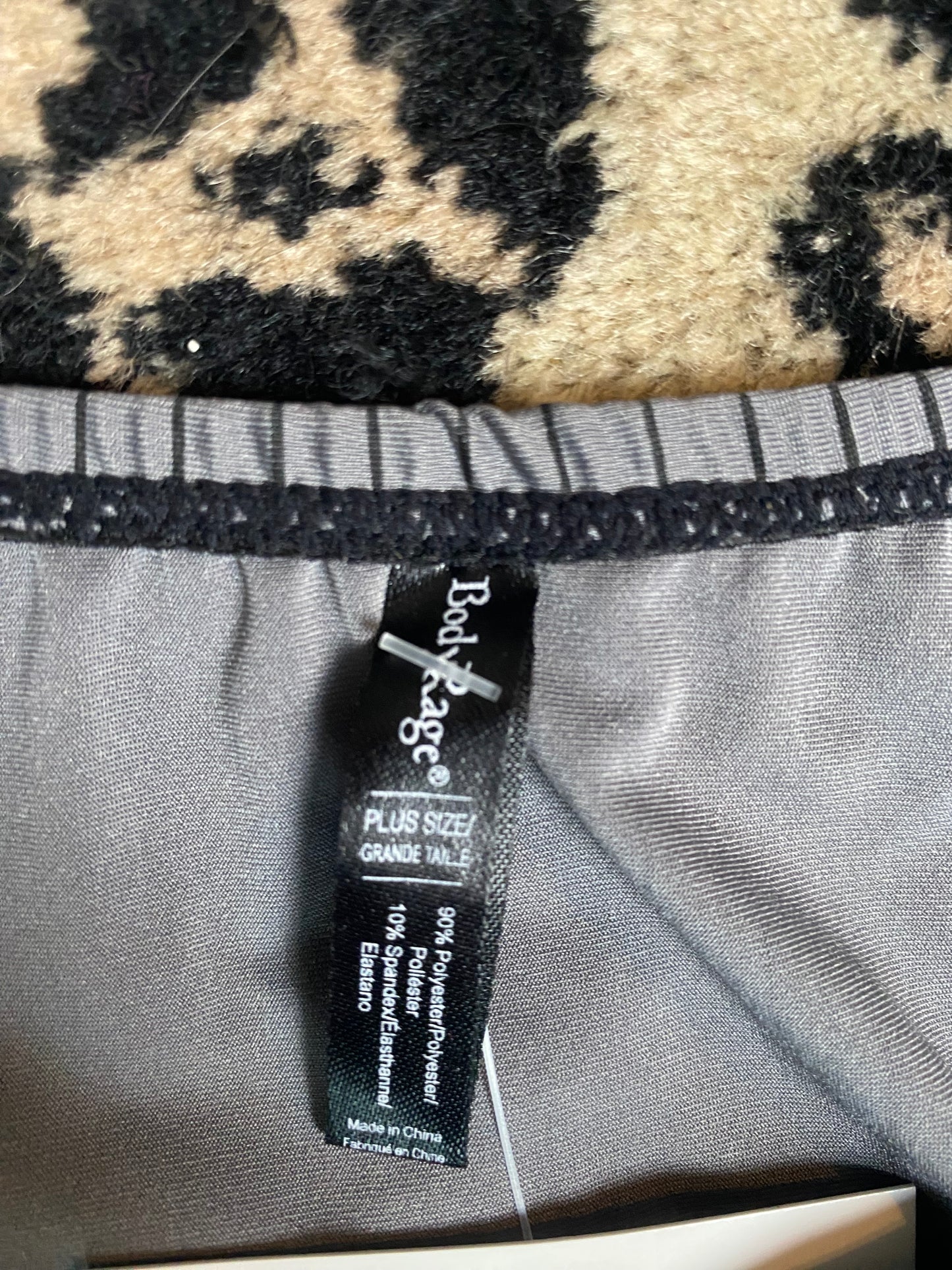 Pinstripe mini skirt size L/XL