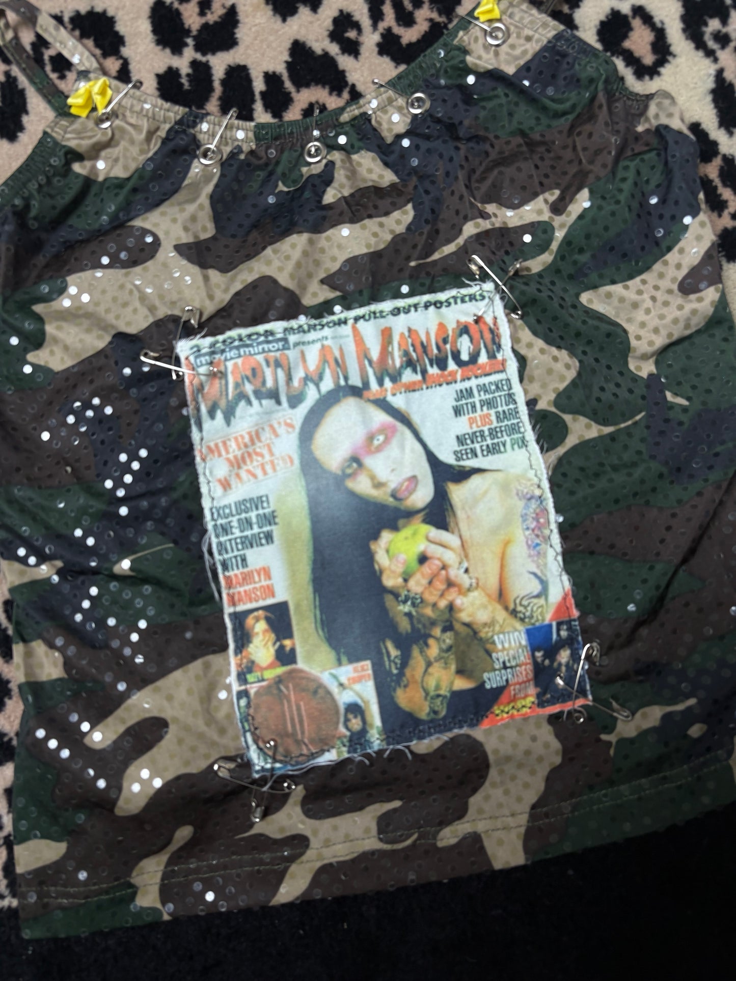 Killer Stitch 1/1 Marilyn Manson tank size S