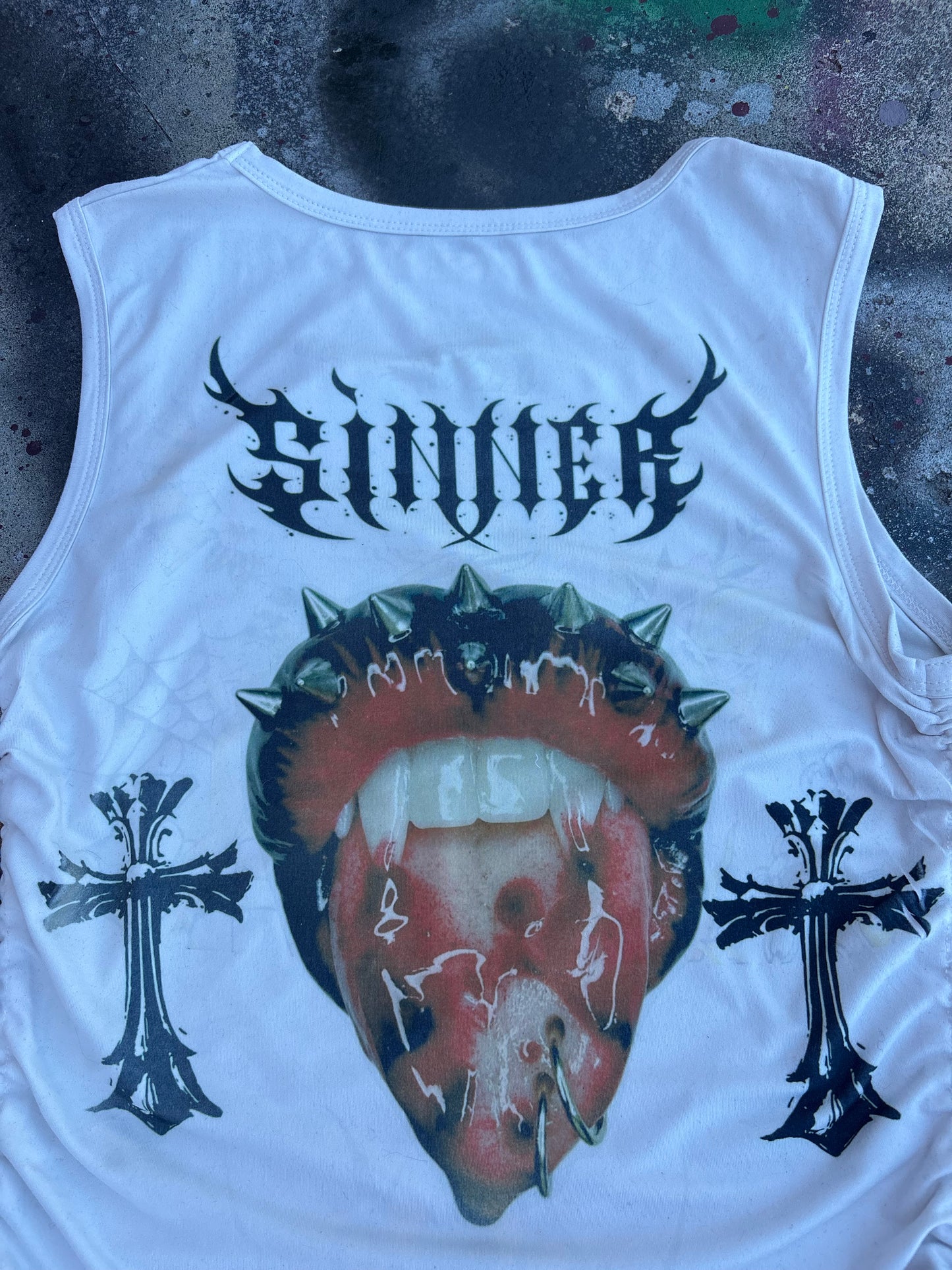Killer Stitch 1/1 graphic tank size M-L