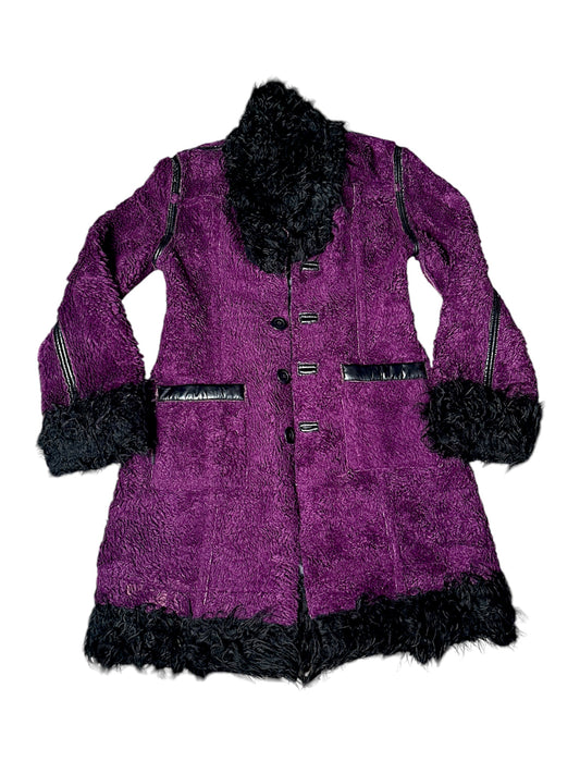 TRIPP purple and black coat size M