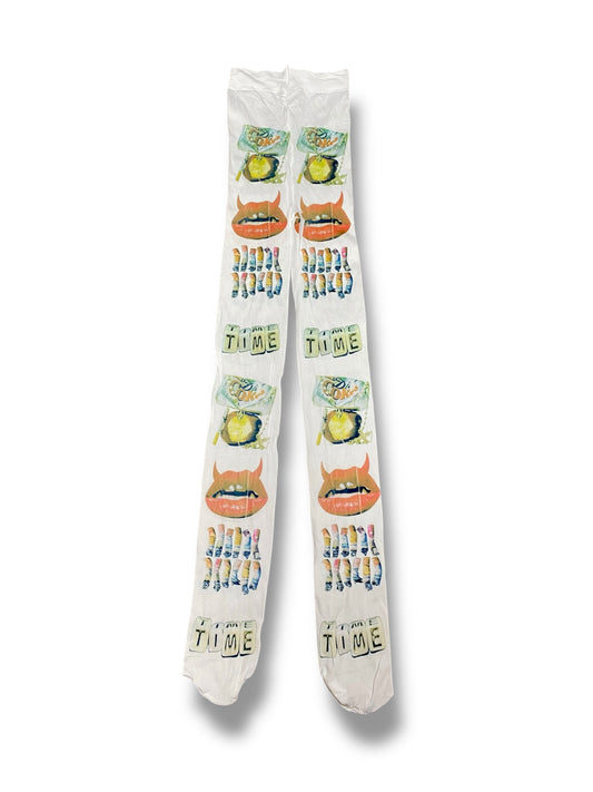 Printed Tights