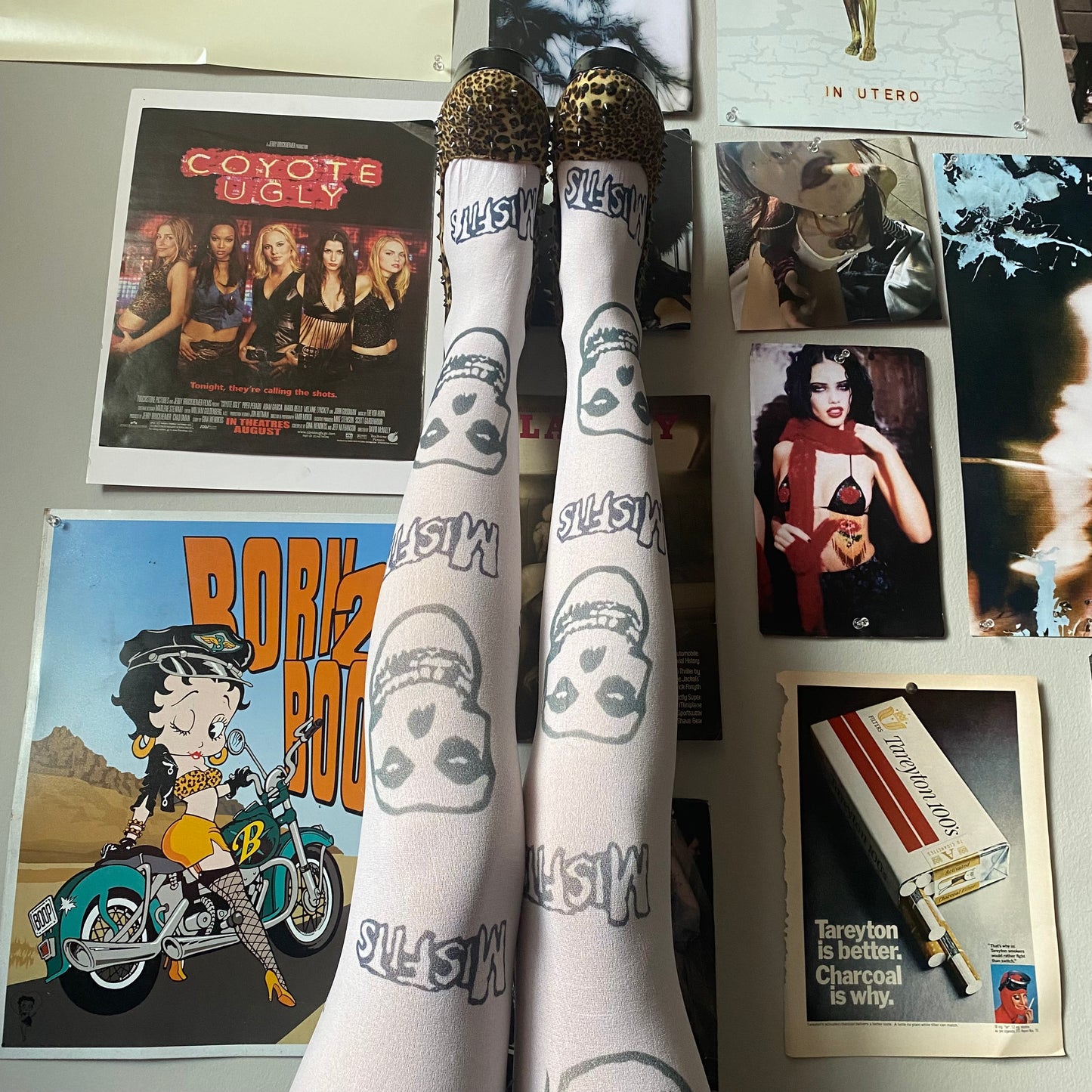 Full leg printed tights