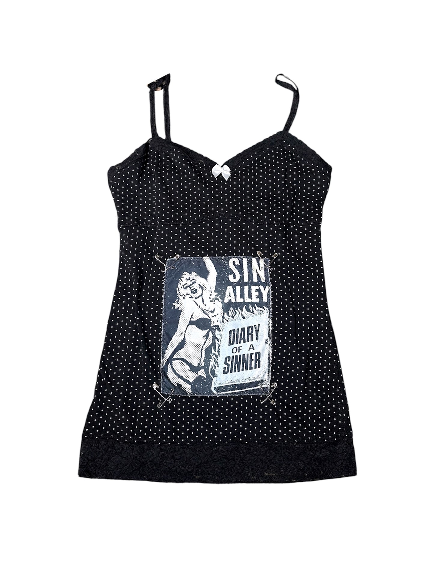 Killer Stitch 1/1 polkadot patch tank size M