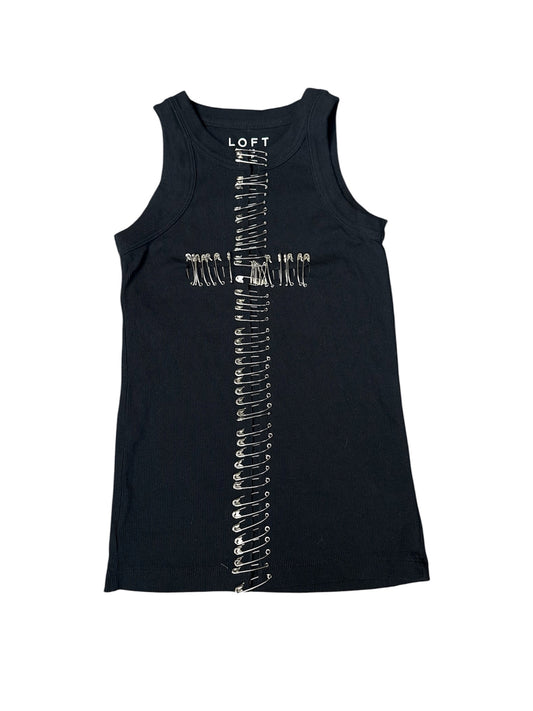 Killer Stitch 1/1 cross saftey pin top size XS