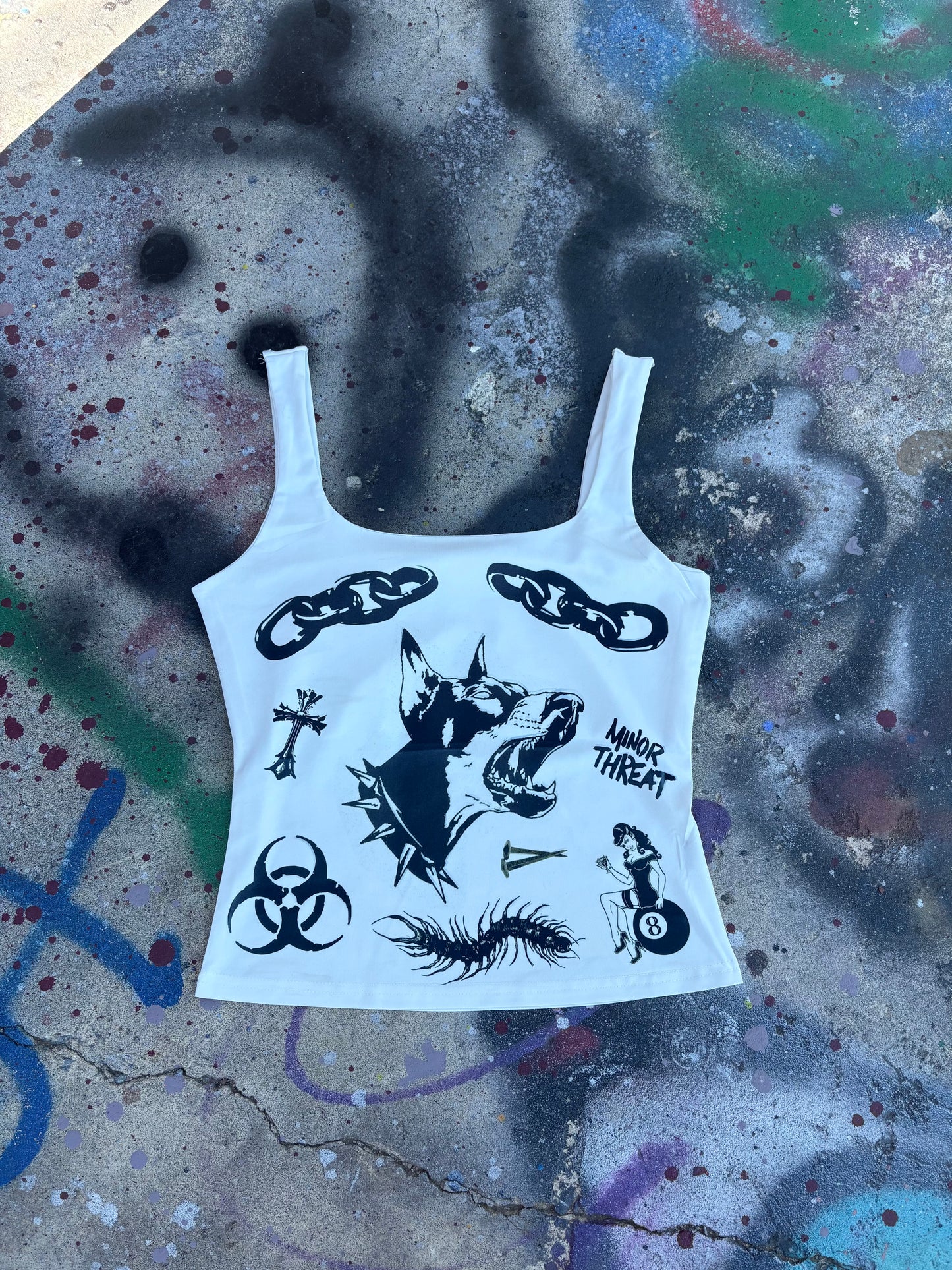 Killer Stitch 1/1 graphic tank size S/M