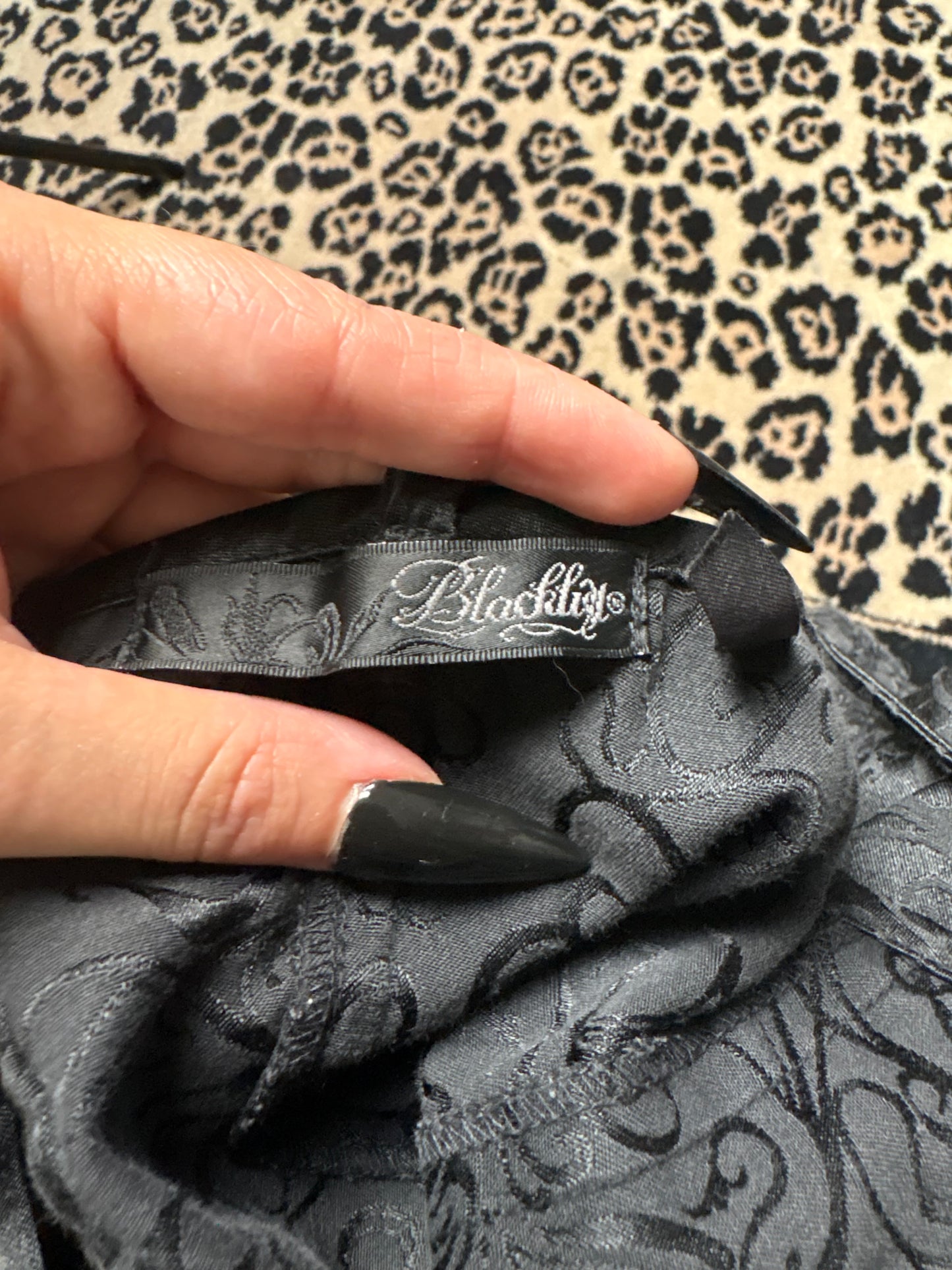Grunge lace up top size S