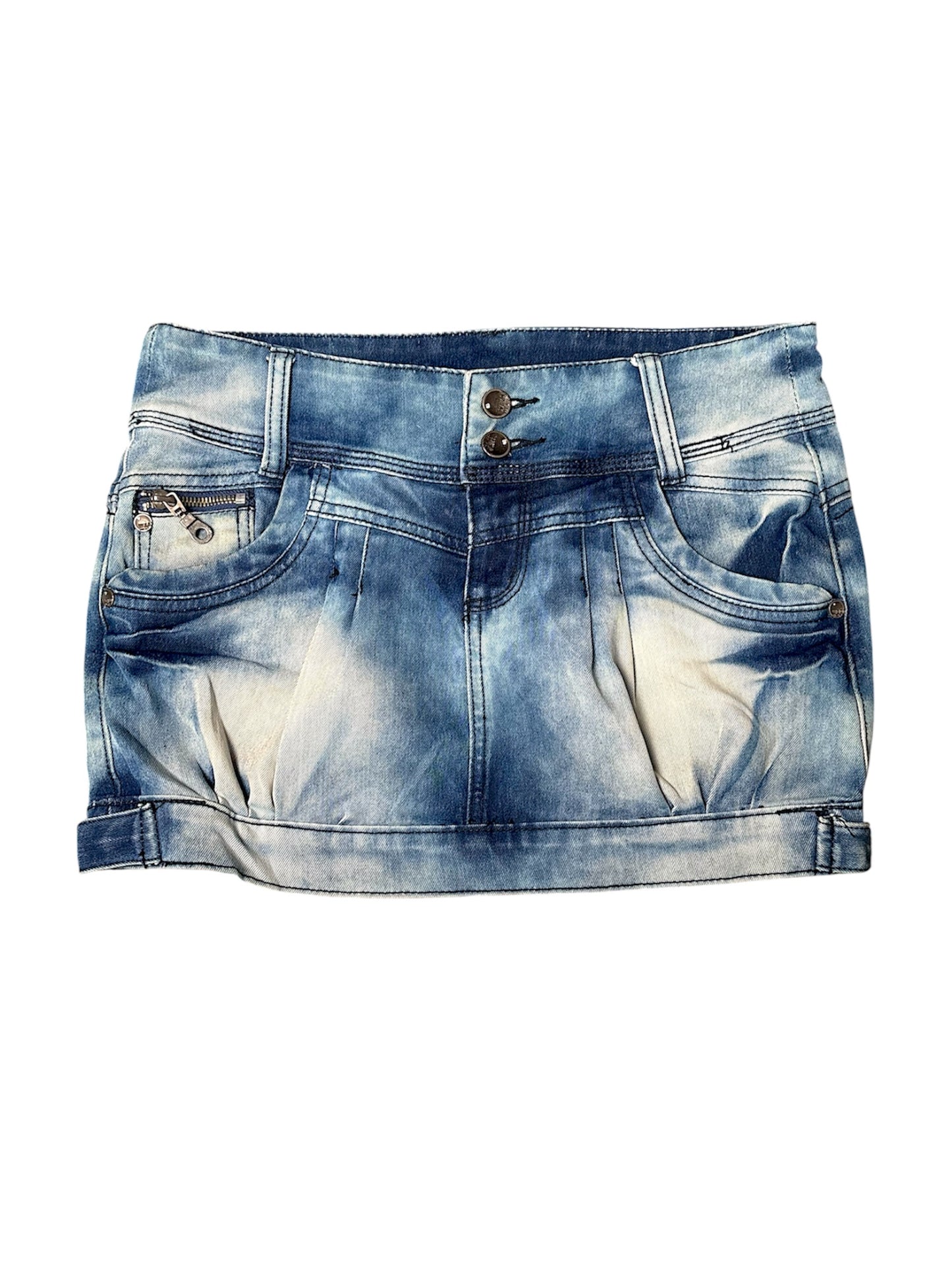Denim mini skirt size M