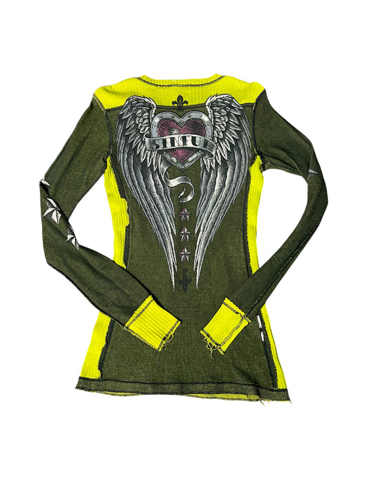 SINFUL reversible long sleeve size S