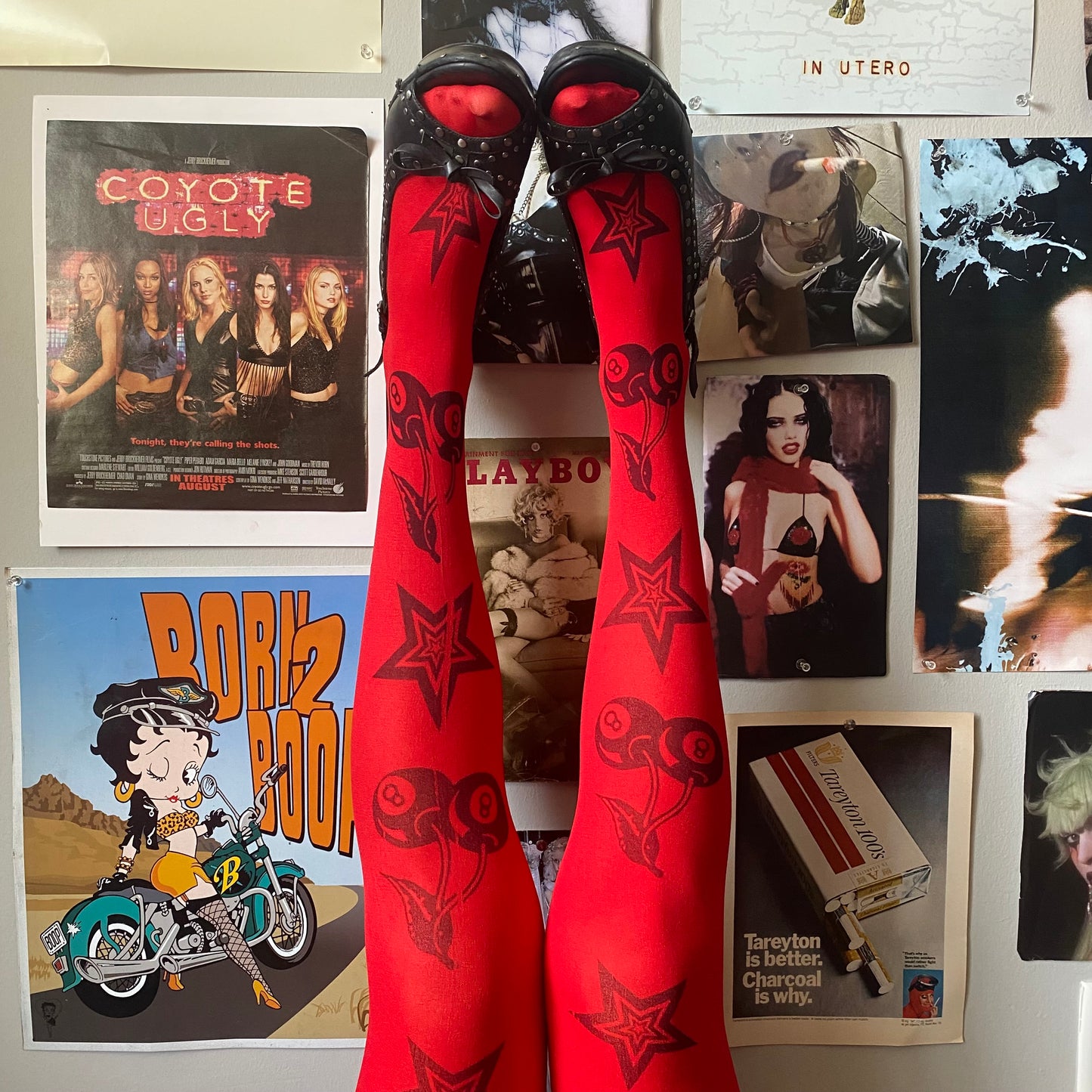 Full leg printed tights