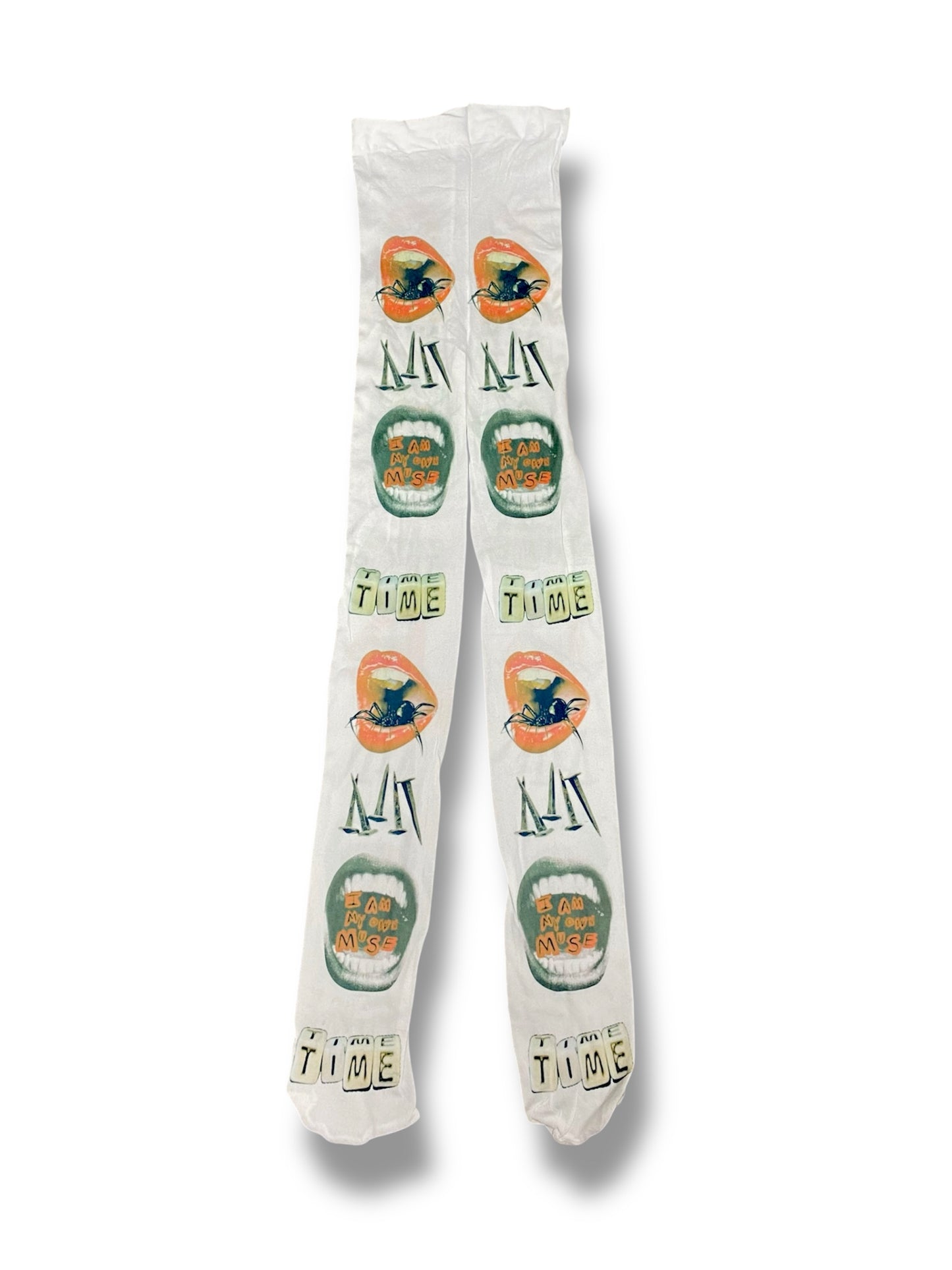 Scream Printed Tights