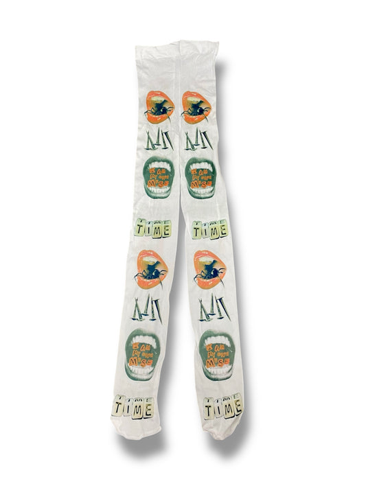 Scream Printed Tights
