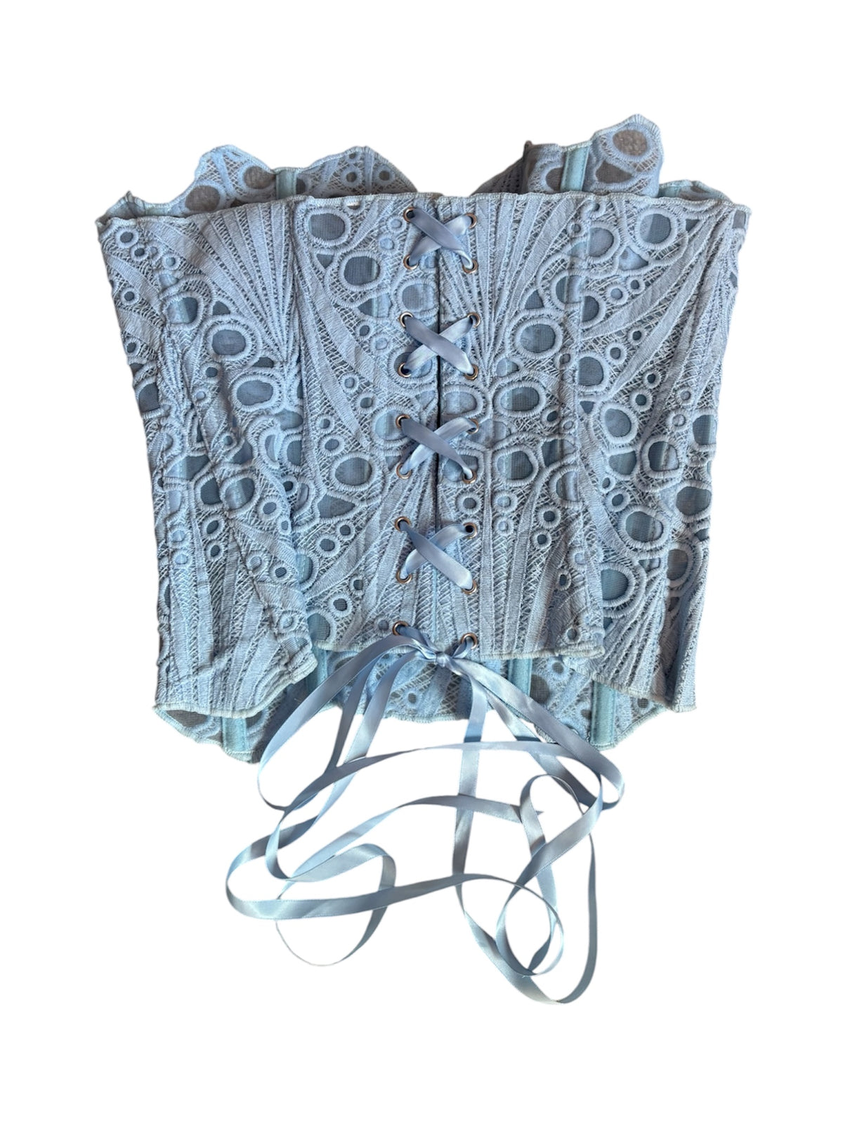 Baby blue corset size S-M