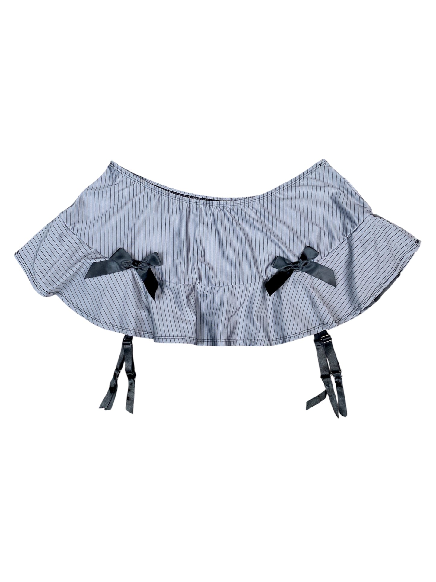 Pinstripe mini skirt size L/XL