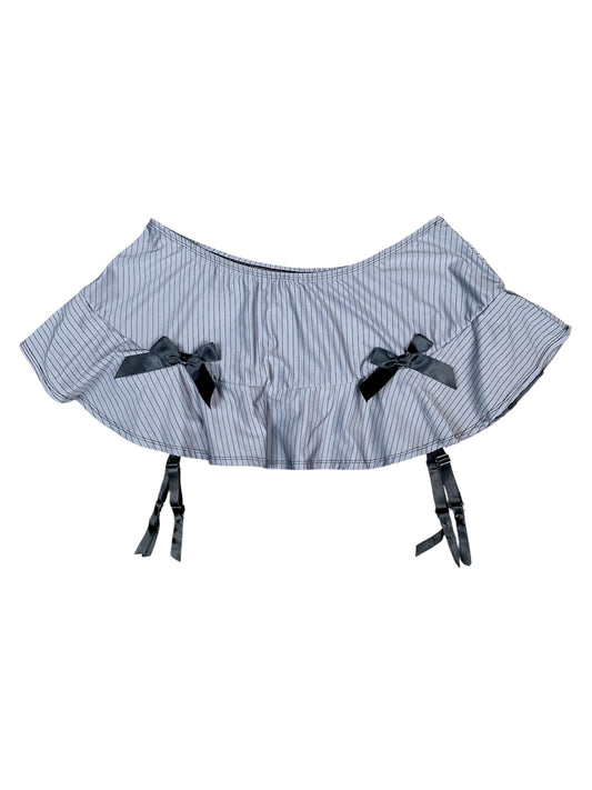 Pinstripe mini skirt size L/XL