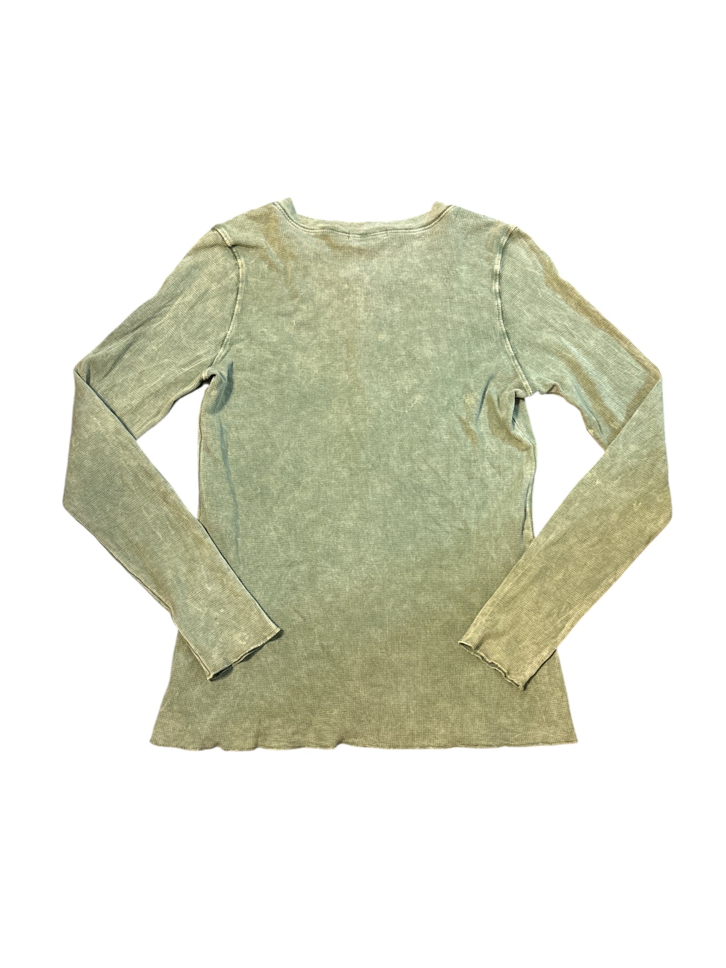 Jeweled graphic ls Henley size L