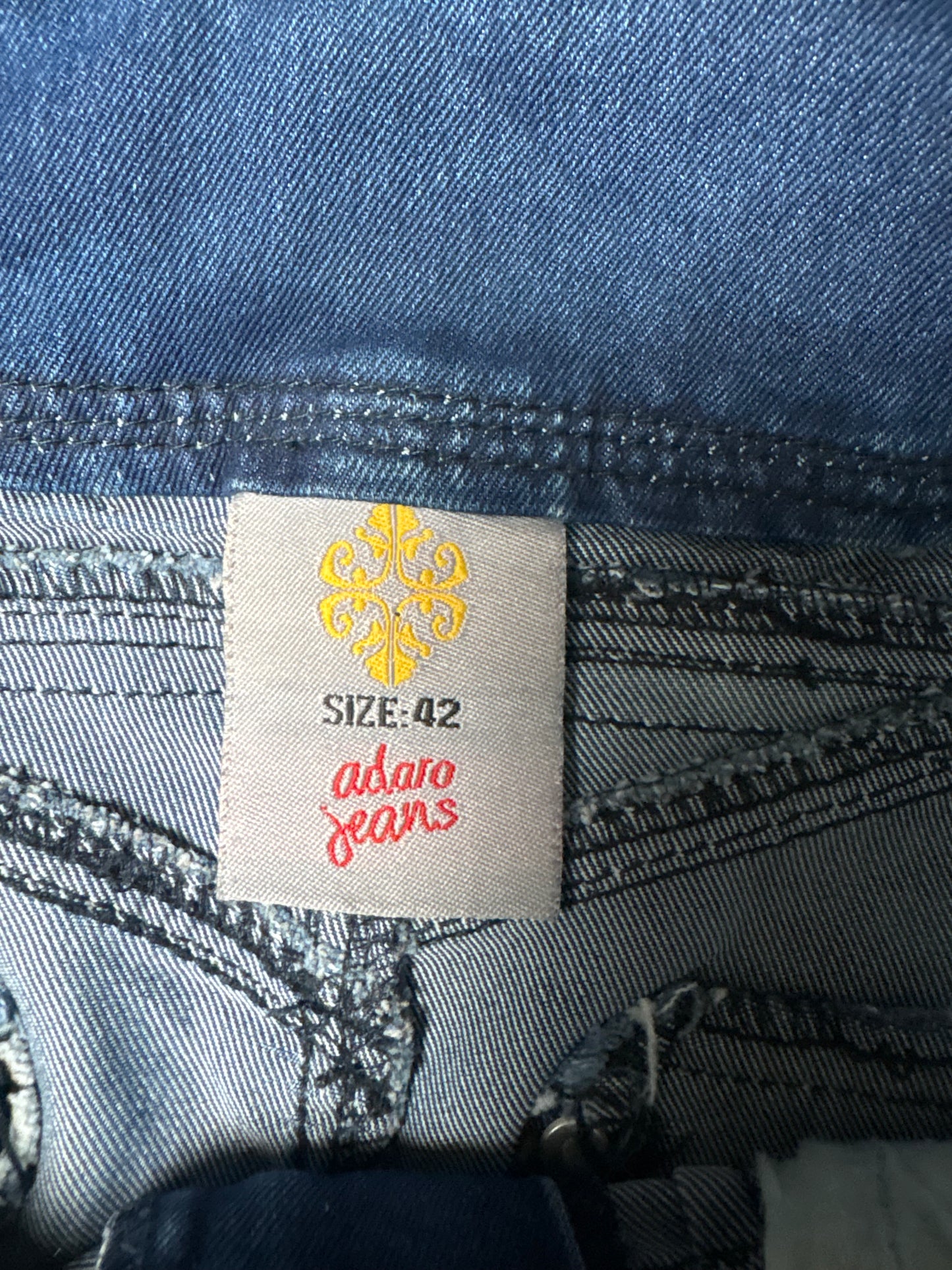 Denim mini skirt size M
