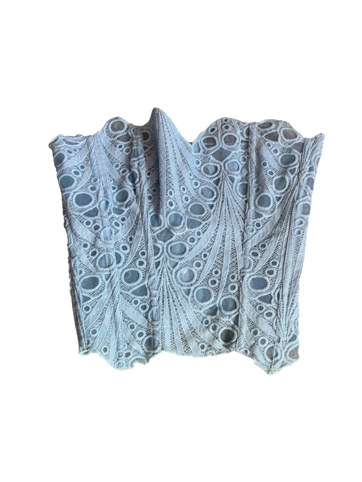 Baby blue corset size S-M