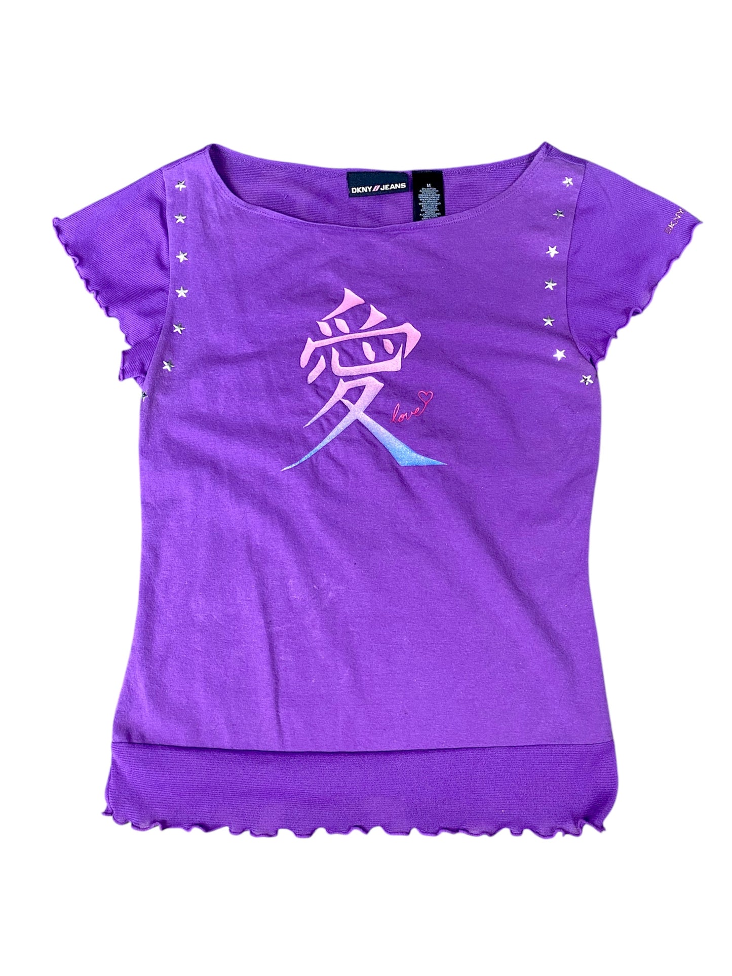 DKNY graphic top size medium