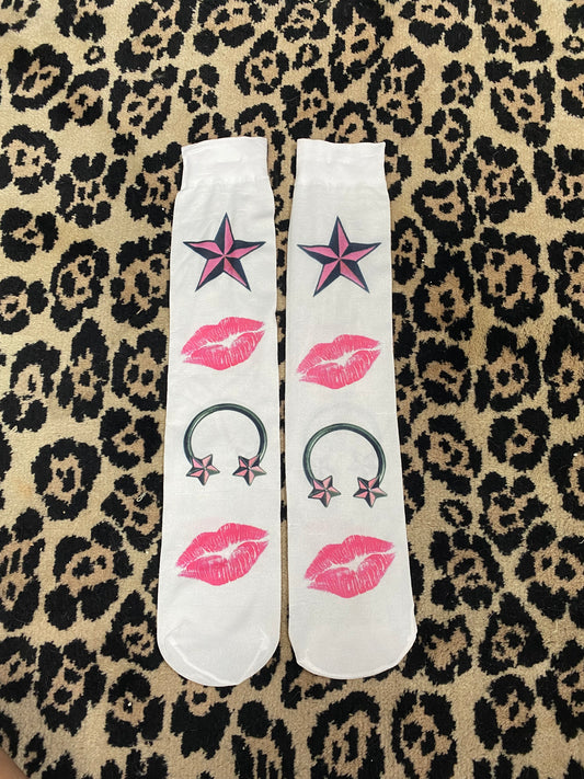 Septum printed socks