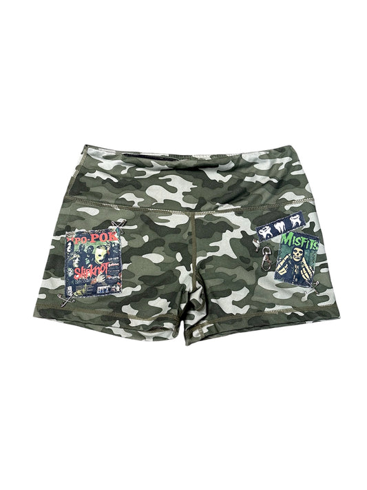 Killer Stitch 1/1 camo athletic shorts size S