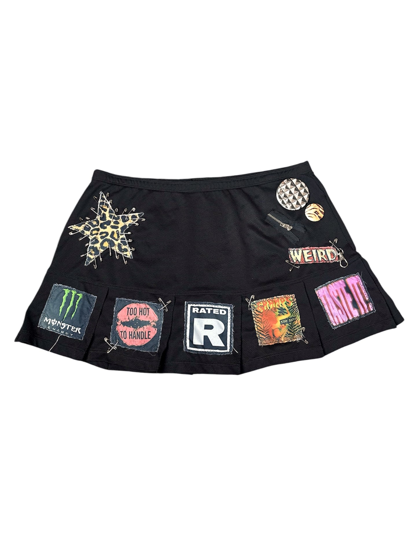 Killer Stitch 1/1 patch skirt size M