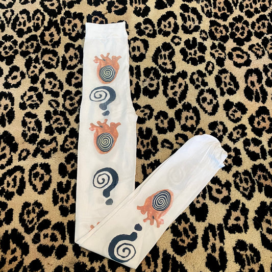 Full leg printed tights