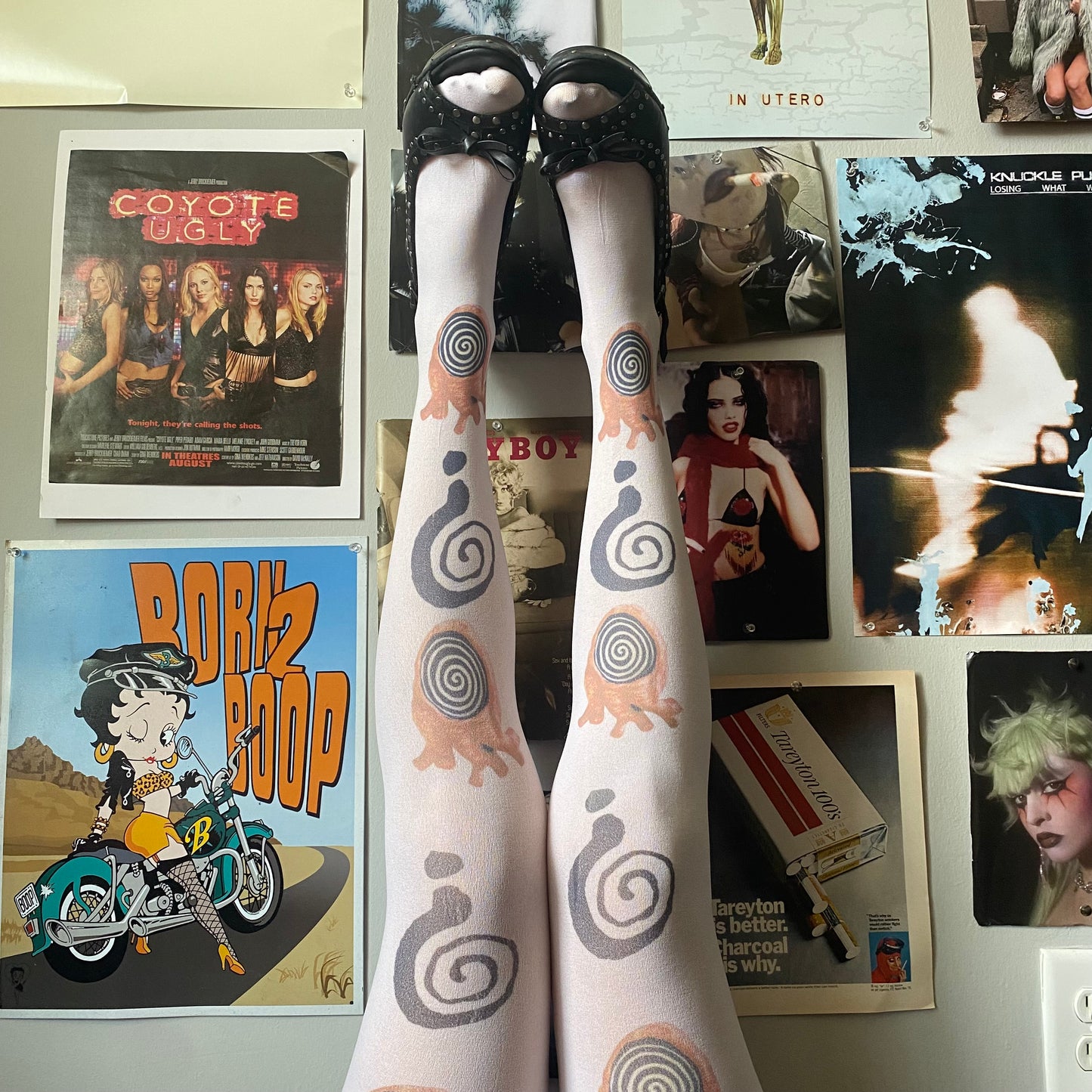 Full leg printed tights