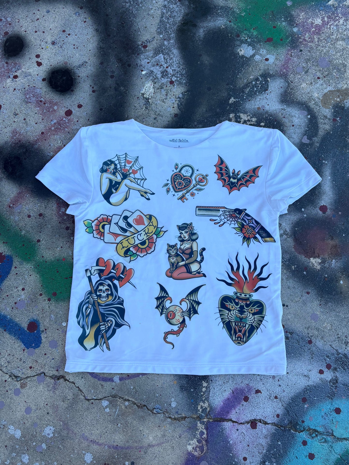 Killer Stitch 1/1 graphic tee size S