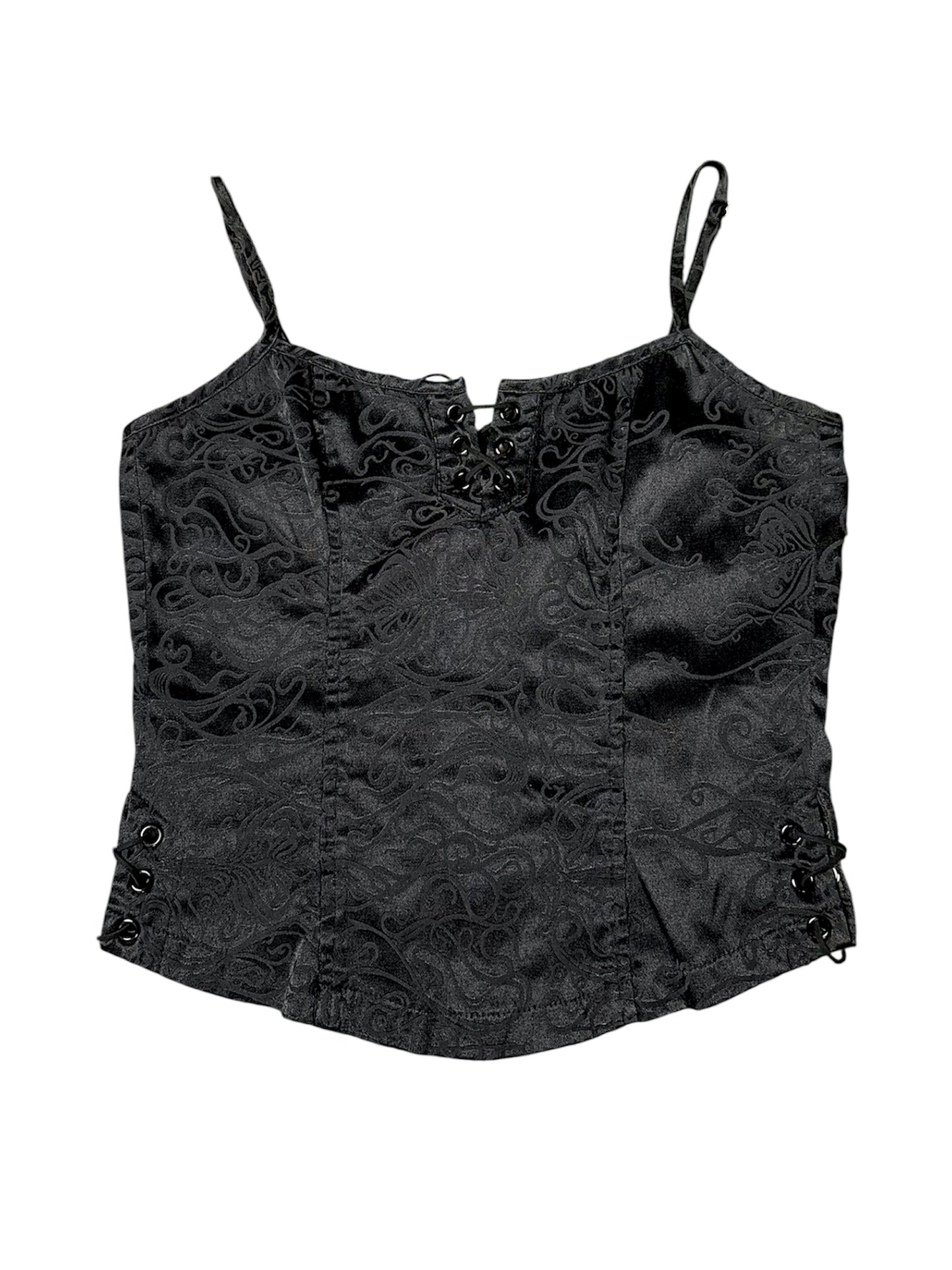 Grunge lace up top size S