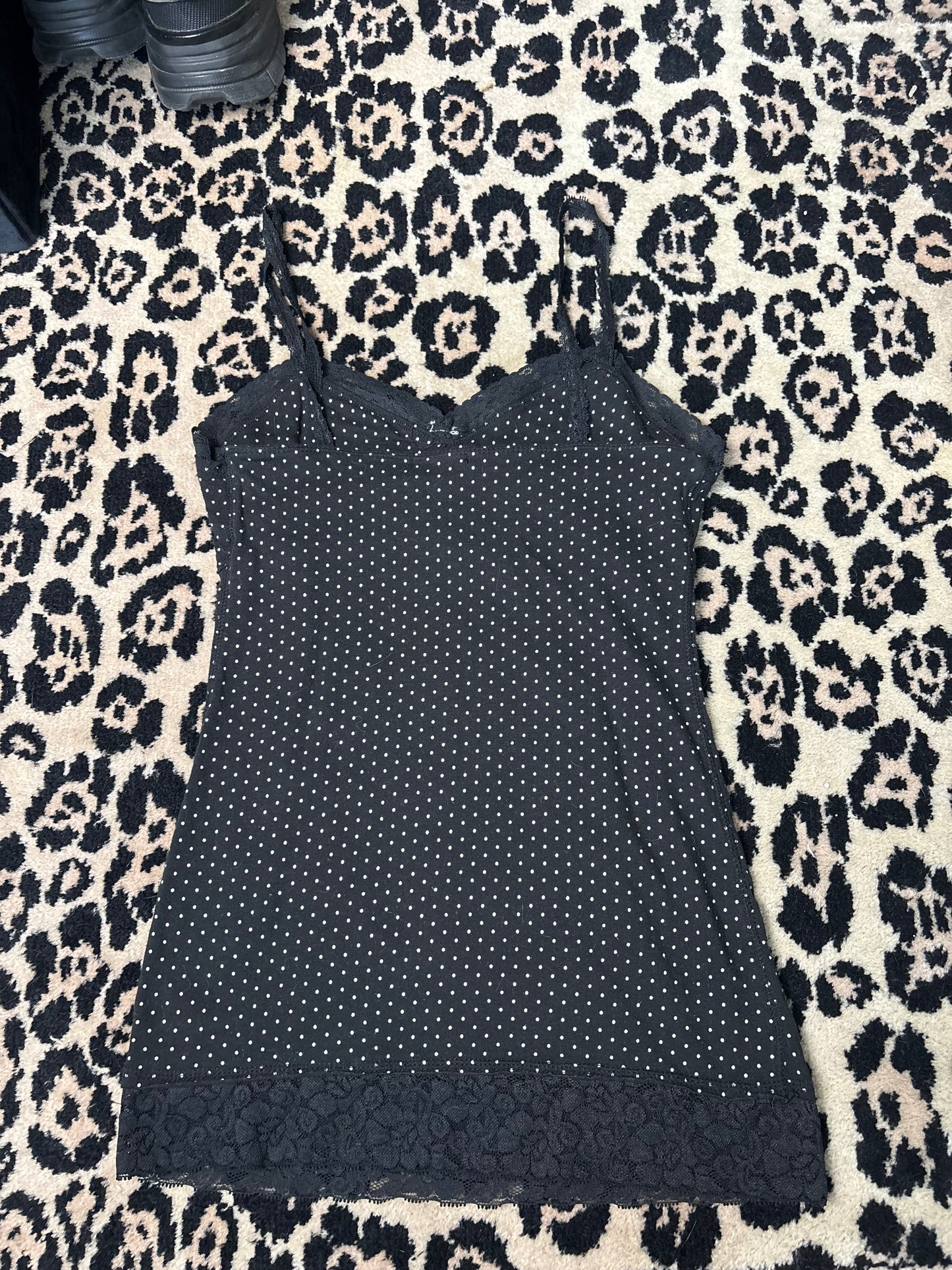 Killer Stitch 1/1 polkadot patch tank size M