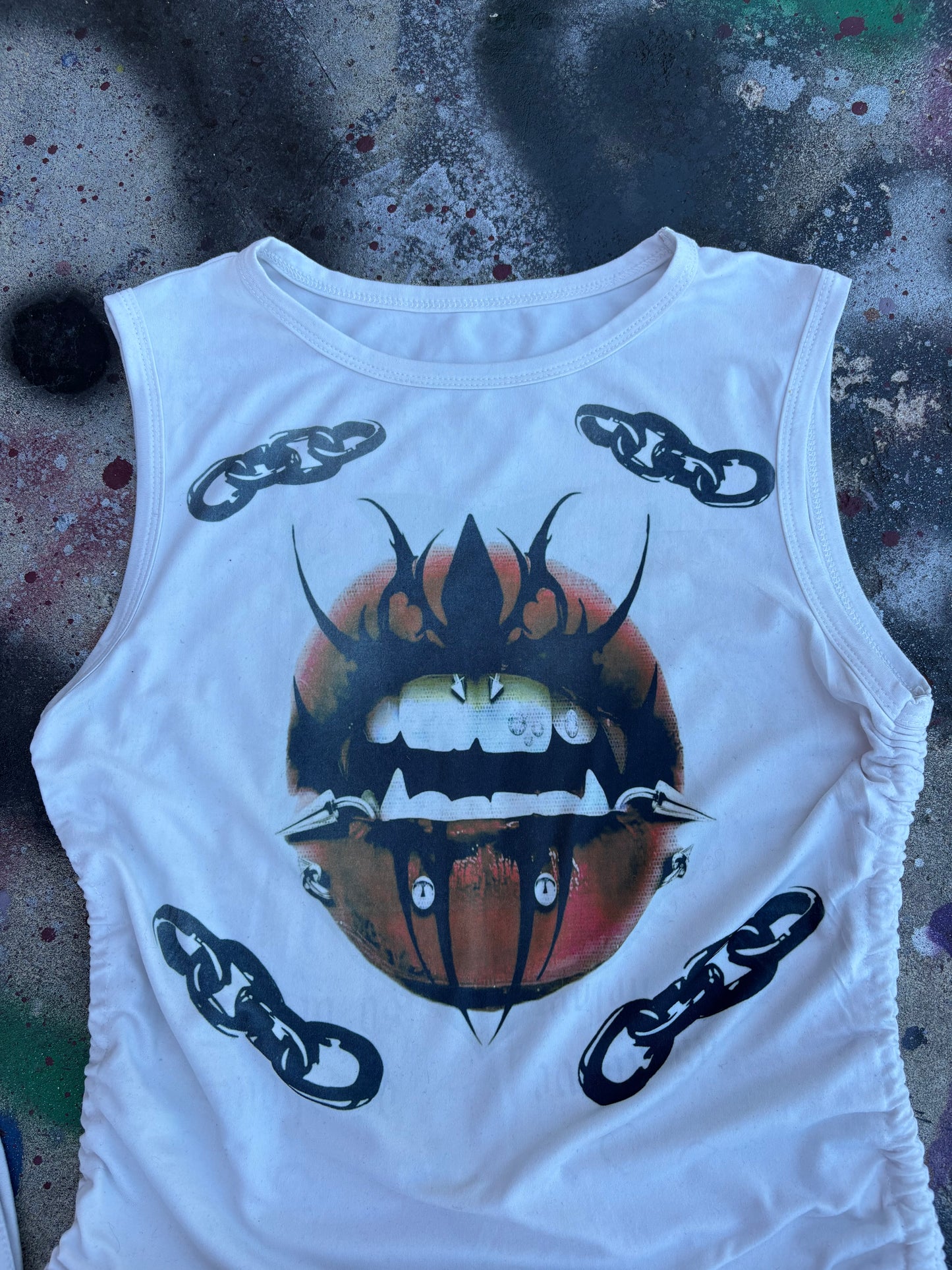 Killer Stitch 1/1 graphic tank size M-L
