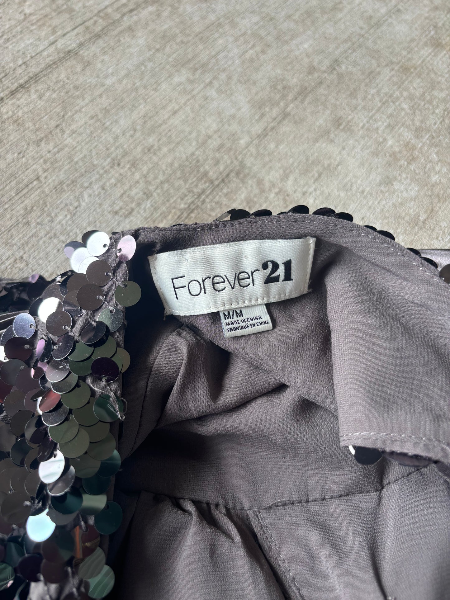Vtg f21 sequin dress size M
