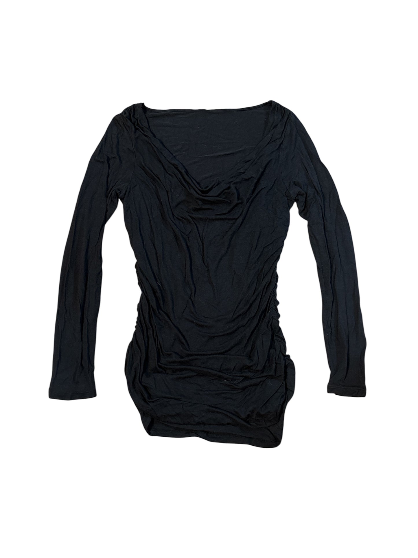 Cowl neck ls size M